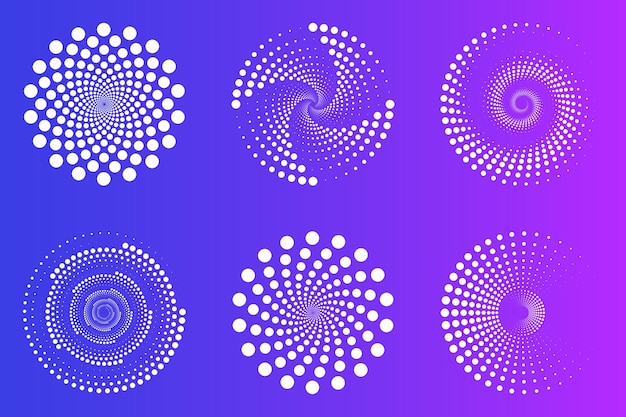 radioactive dots dot divergence diagram the polka dot icon techno style dot graphics