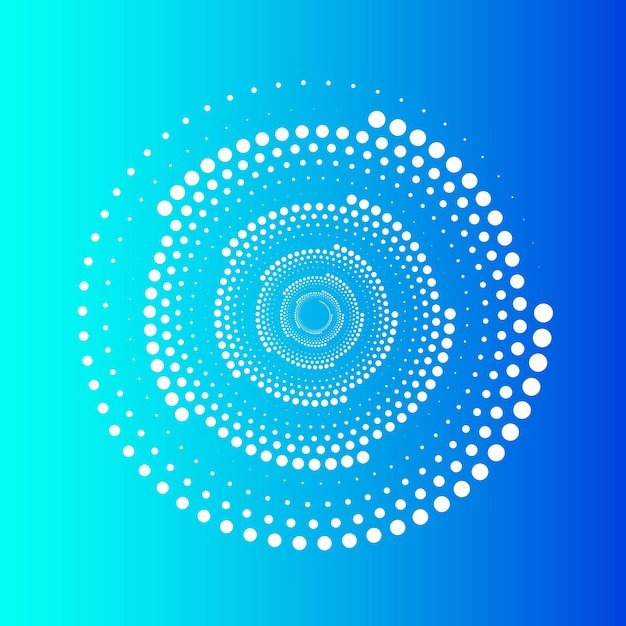 Radioactive dots Dot divergence diagram The polka dot icon Techno style dot graphics