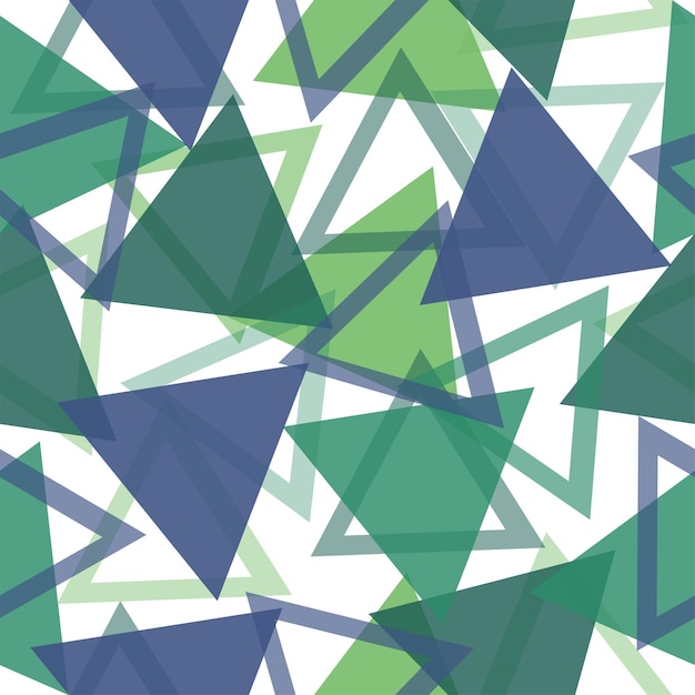 Rainbow color triangle seamless pattern