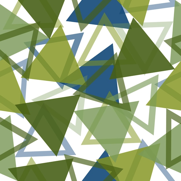 Rainbow color triangle seamless pattern