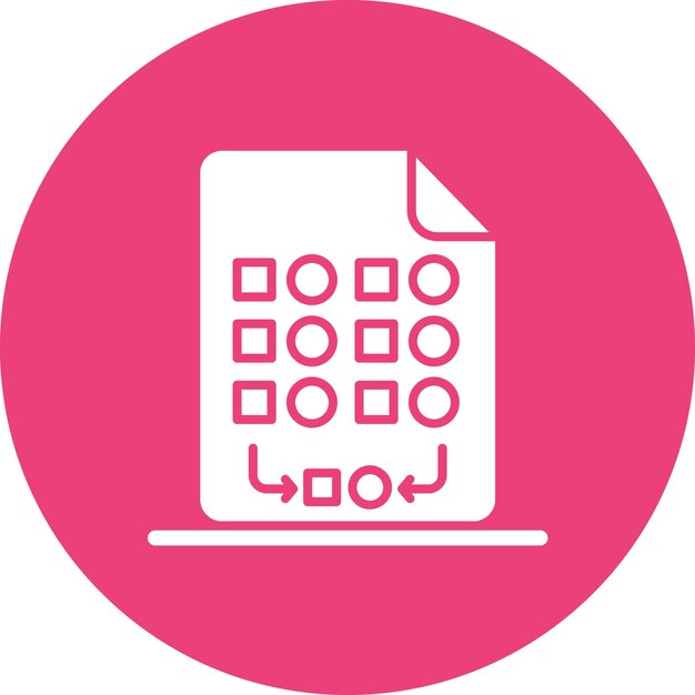 Random Sampling icon vector image Can be used for Data Analytics