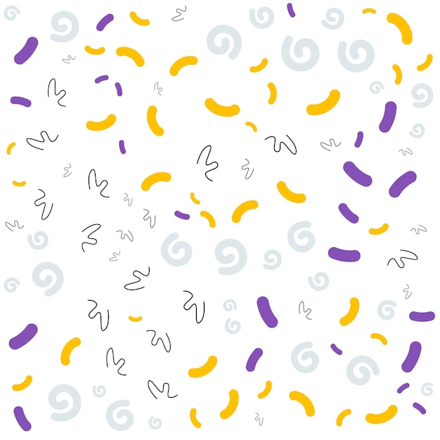 Random Set of vector abstract Geometric patterns