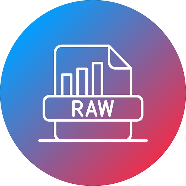 Raw Data icon vector image Can be used for Data Analytics
