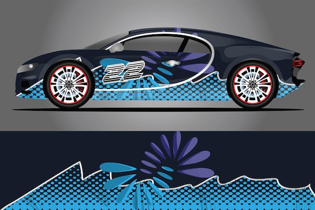ready to use print wrap design for van