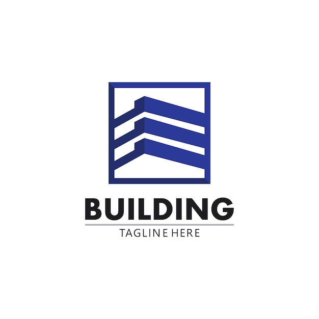 Real estate and home buildings vector logo icons template