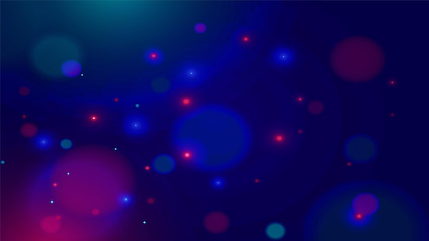 Realistic bokeh background with defocused lights