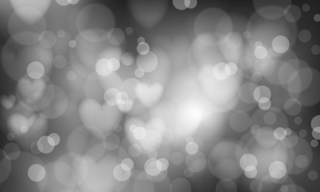 Realistic bokeh lights wallpaper design
