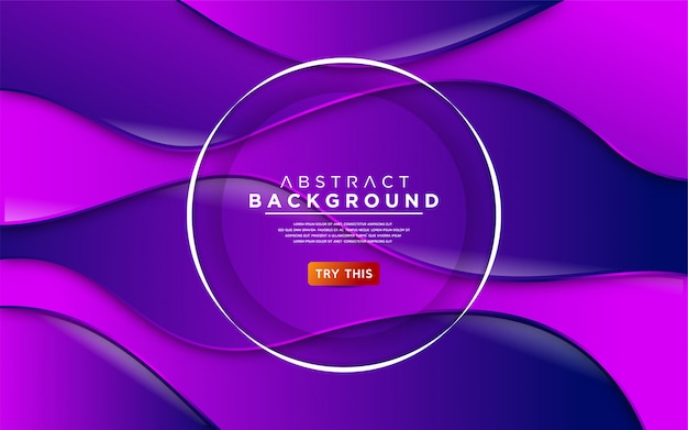 Realistic colorful fluid background