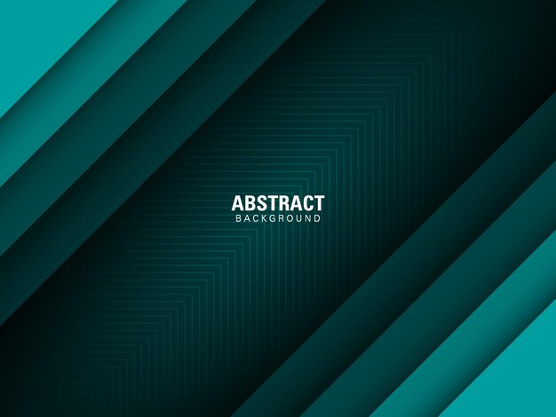 realistic diagonal paper cut dark green abstract background