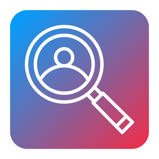 Recruiter icon vector image Can be used for Hiring Process