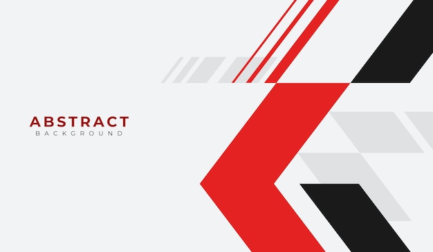 Red and black abstract geometric background vector illustration