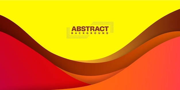Red and yellow abstract background design