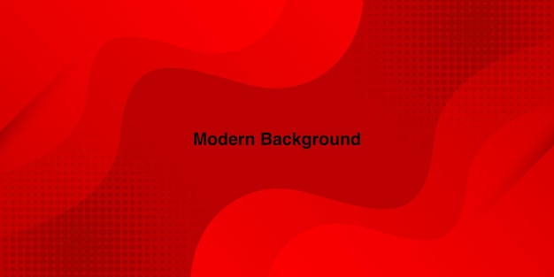 red astract with wavy and gradient background