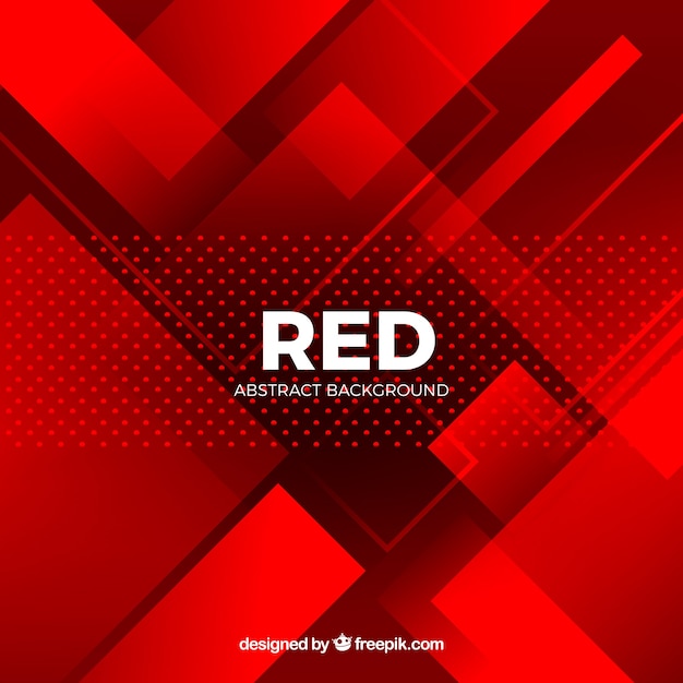 Red background in abstract style