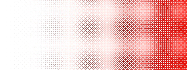 Red bitmap gradient texture Fading pixelated 8 bit gradation pattern Repeating dotted dither halft