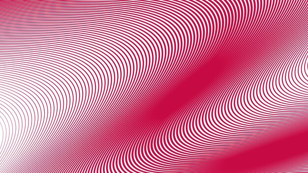 Red curve line abstract background vector image for backdrop or presentation