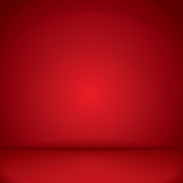 Red floor and wall background