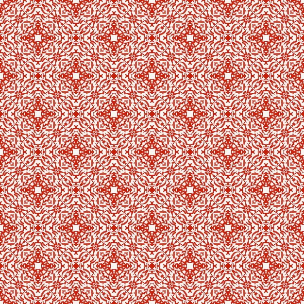Red flower seamless pattern background decoration illustration textile fashion art design
