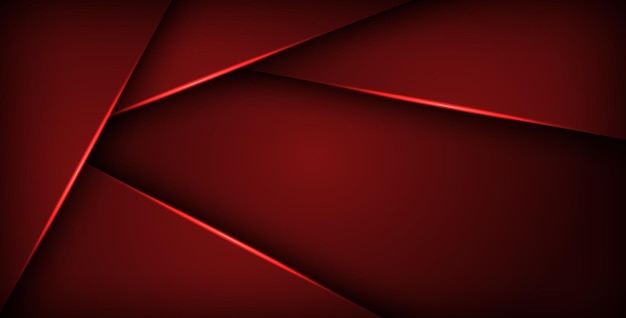 red geometric triangle vector background overlap layer on black space for text and background design eps10 vector