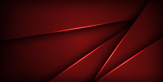 red geometric triangle vector background overlap layer on black space for text and background design eps10 vector