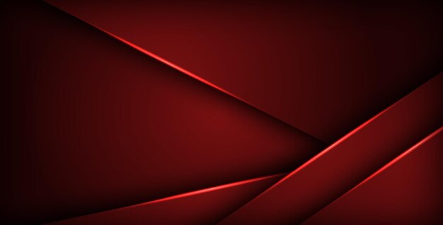 red geometric triangle vector background overlap layer on black space for text and background design eps10 vector