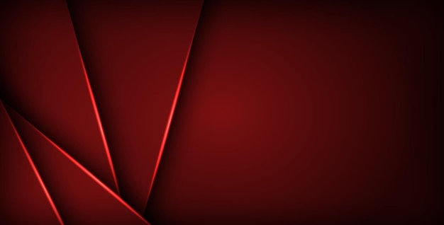 red geometric triangle vector background overlap layer on black space for text and background design eps10 vector