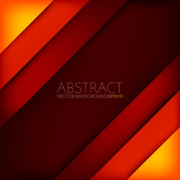 Red graphic geometric triangle overlap vector layer background for text and message design
