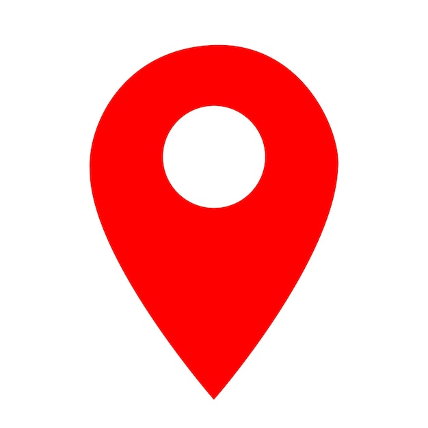red map pointer