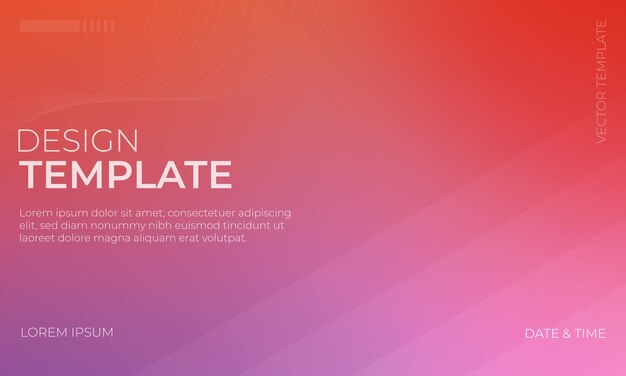 Red Orange and Lavender Gradient Vector with Grainy Texture Illustration