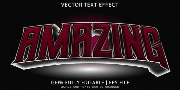 red the amazing shine 3d text effect