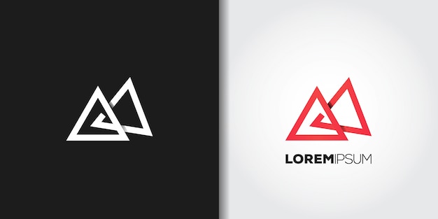 Red triangle logo