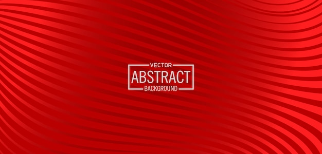 red wavy abstract background illustration