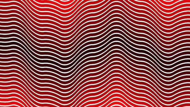 red wavy stripes abstract background for backdrop or fabric style