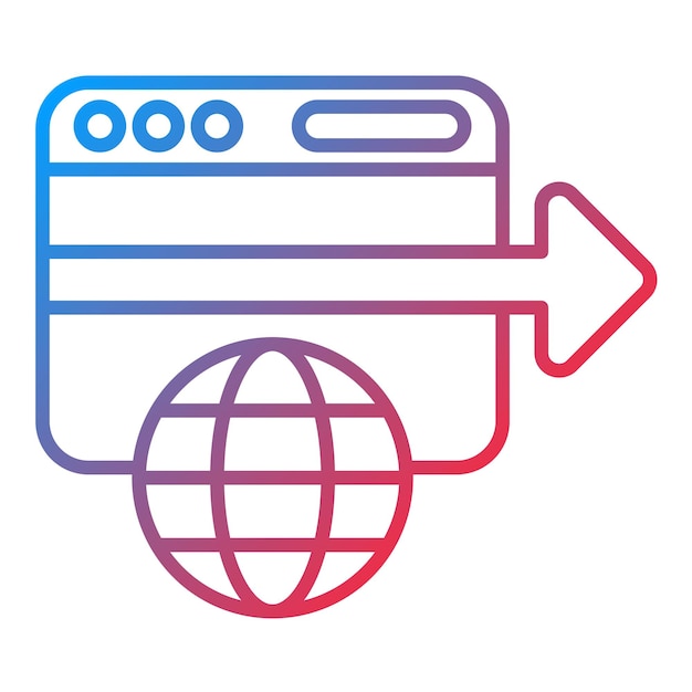 Redirect icon vector image Can be used for Internet Marketing