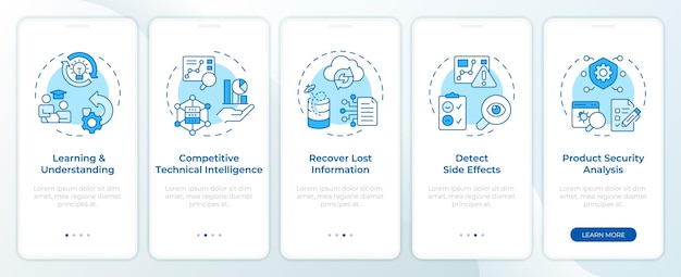 reengineering applications blue onboarding mobile app screen