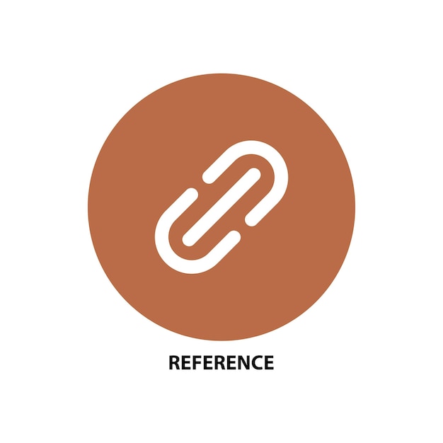 reference icon vector design template