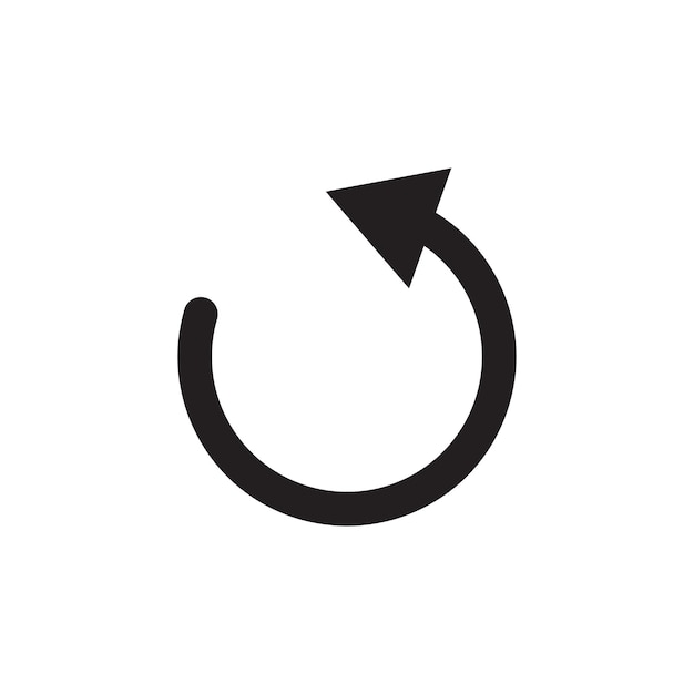 refresh icon vector illustration
