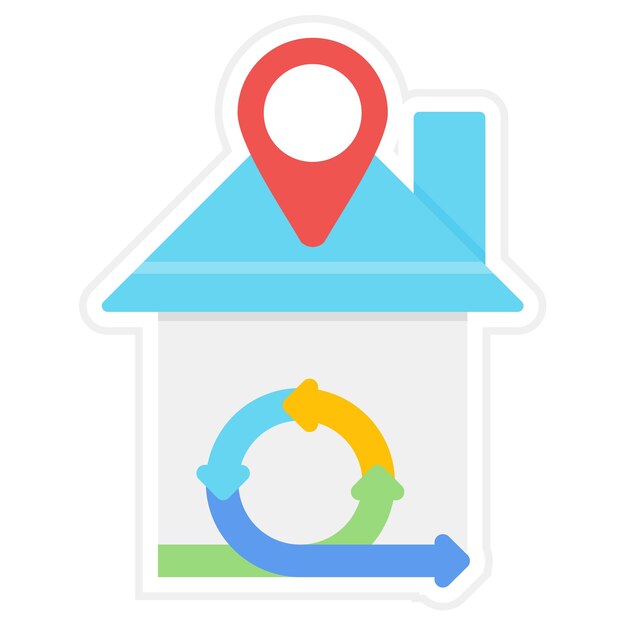 Remote Agile Work Flat Illustration