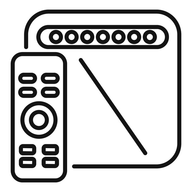 Remote control changing tv channels with diagonal line on screen