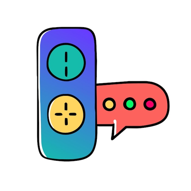 remote control vector graphics illustration EPS source file format lossless scaling icon design