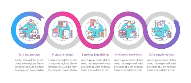 Remote job tool structure infographic template