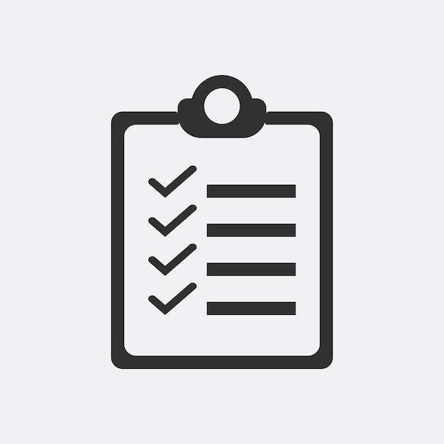 report icon isolated on white background vector illustration