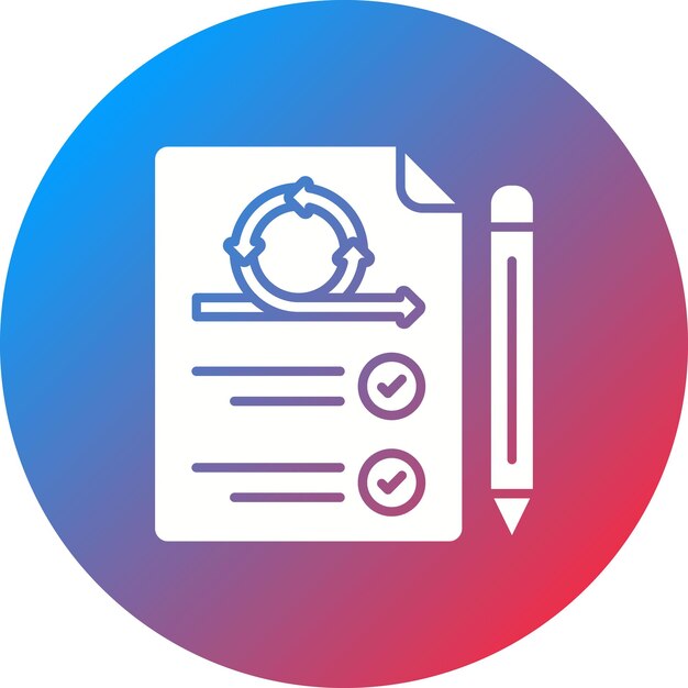 requirements icon vector image can be used for agile