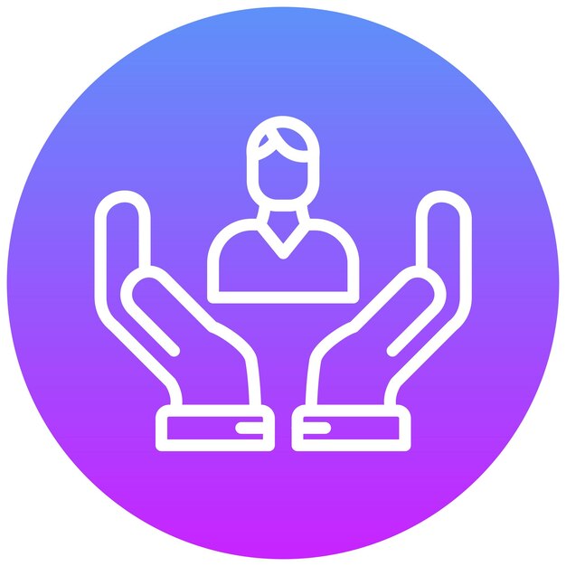 Respect vector icon illustration of Leadership iconset