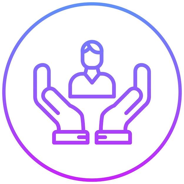 Respect vector icon illustration of Leadership iconset