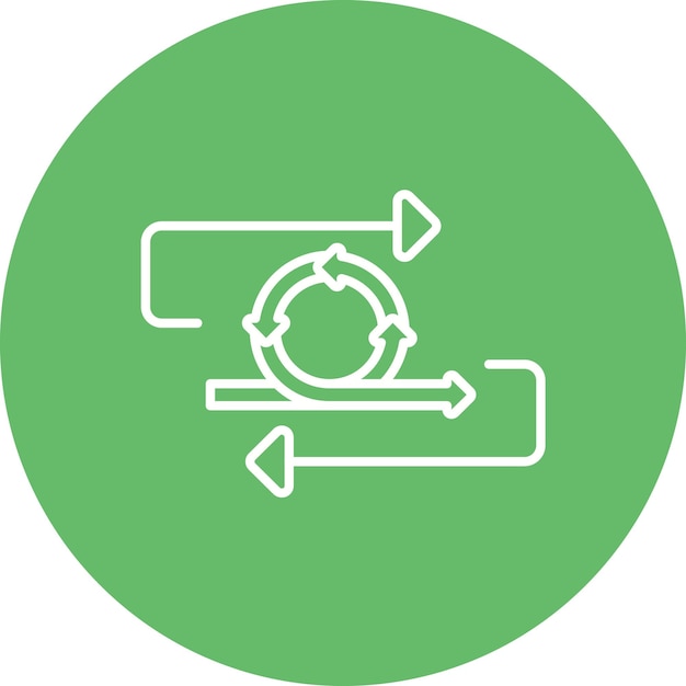 responding to change icon vector image can be used for agile