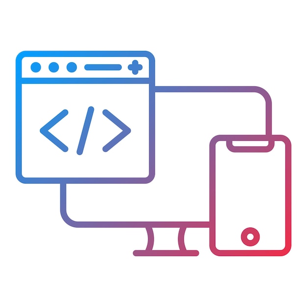 Responsive Design icon vector image Can be used for Computer Programming