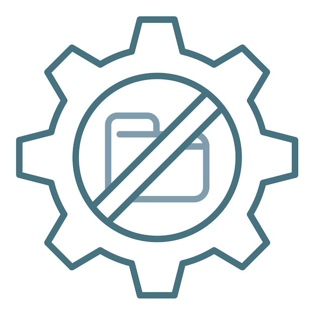Restriction Of Processing Duotone Illustration