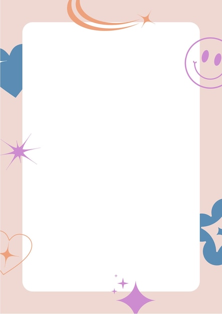 Retro Aesthetic Frame for Social Media