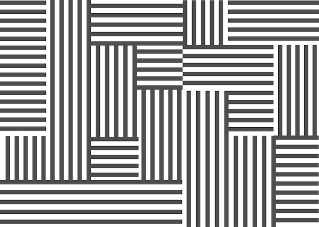 Retro black and white geometric pattern background
